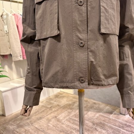 크롭 나그랑 후드 점퍼