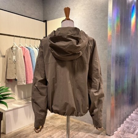 크롭 나그랑 후드 점퍼