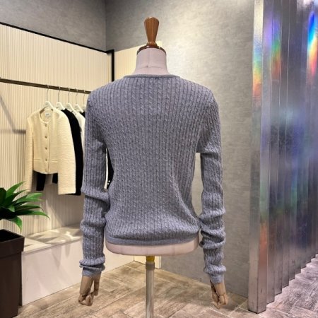 크롭 꽈베기 라인 가디건