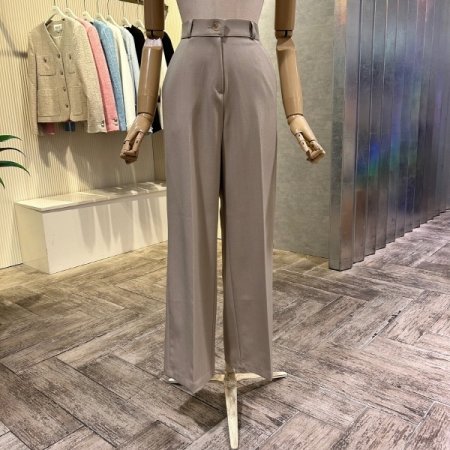 속밴딩 베이직 정장 일자 팬츠