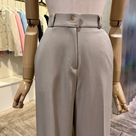 속밴딩 베이직 정장 일자 팬츠