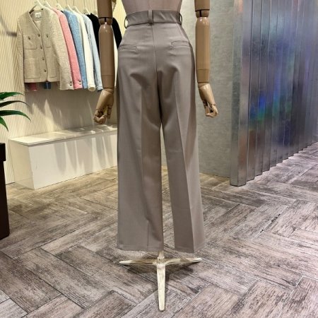 속밴딩 베이직 정장 일자 팬츠