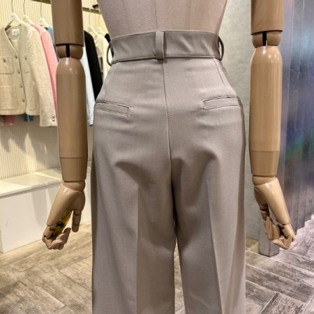 속밴딩 베이직 정장 일자 팬츠