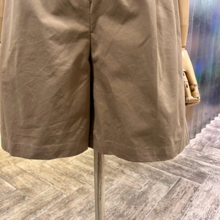 백 밴딩 투턱 반바지