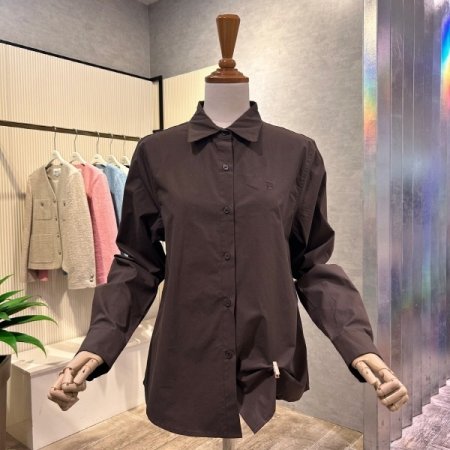 베이직 카라 단추 셔츠