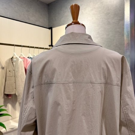 스트링 카라 단추 자켓