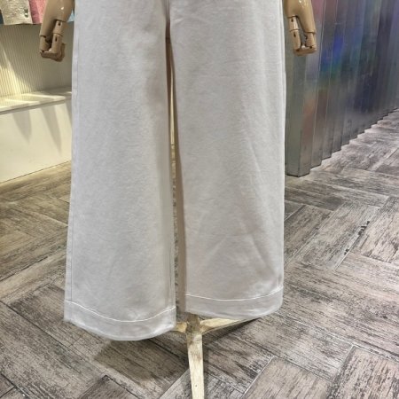 와이드 면 팬츠