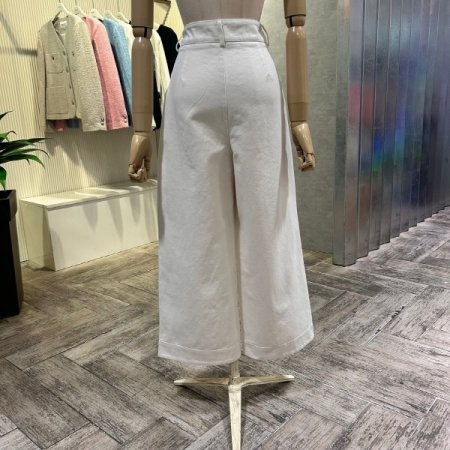 와이드 면 팬츠