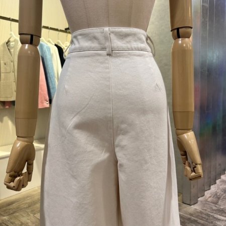 와이드 면 팬츠