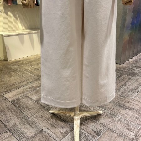 와이드 면 팬츠