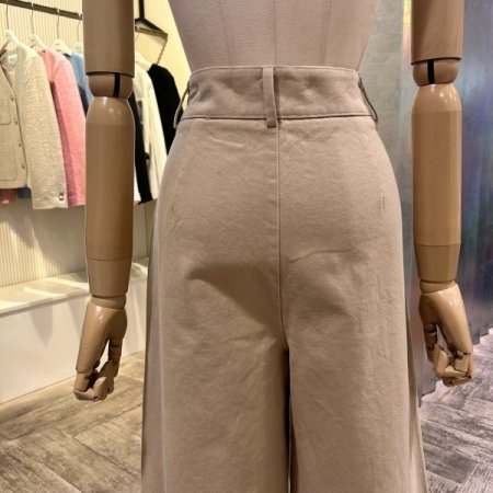 베이직 와이드 면 팬츠