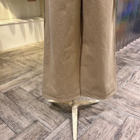 베이직 와이드 면 팬츠