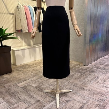 H라인 밴딩 다트 롱 스커트