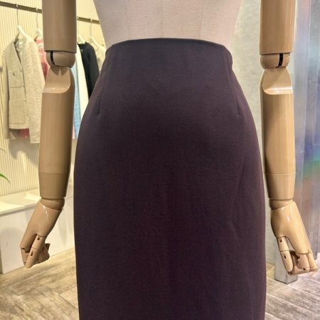 H라인 밴딩 다트 롱 스커트