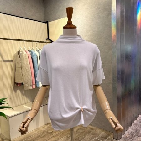 반폴라 반팔 티셔츠