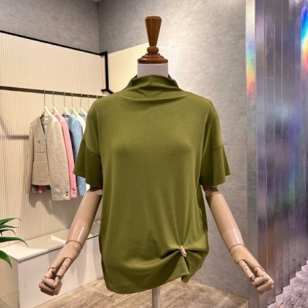 반폴라 반팔 티셔츠