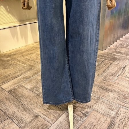 밴딩 워싱 데님 팬츠