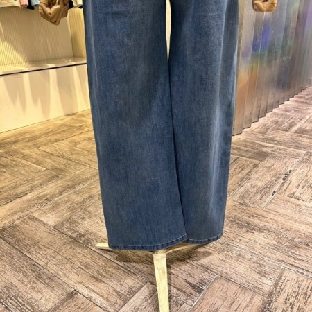 밴딩 워싱 데님 팬츠