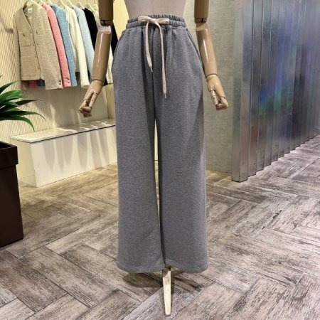 밴딩 스트랩 셋업 와이드 팬츠