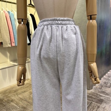 밴딩 스트랩 셋업 와이드 팬츠