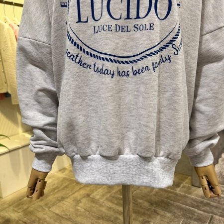 레터링 라운드 셋업 티셔츠