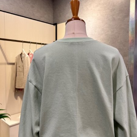 자수 레터링 크롭 티셔츠