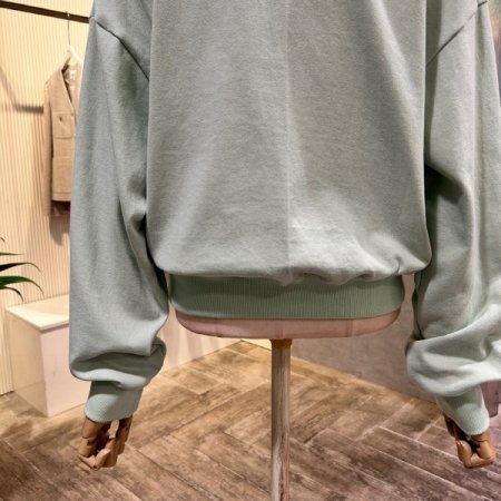 자수 레터링 크롭 티셔츠