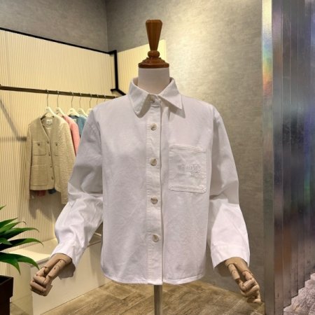 크롭 레터링 파스텔 자켓