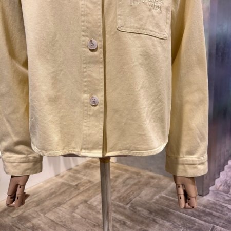 크롭 레터링 파스텔 자켓