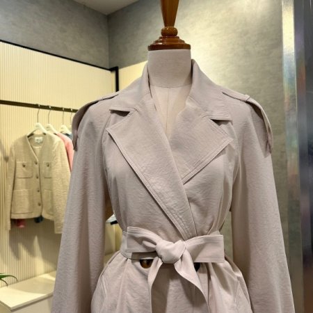 베이직 더블 트렌치 코트