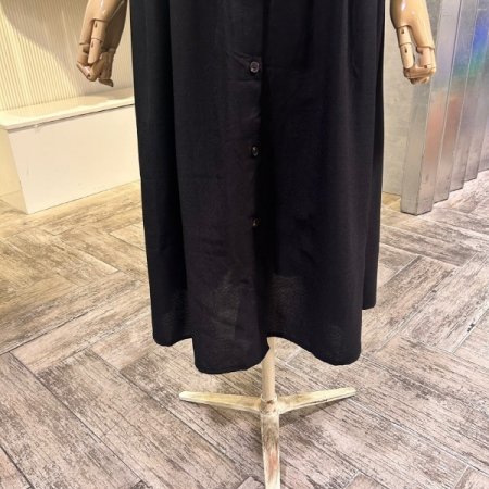 카라 플리츠 롱 원피스