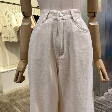 캐주얼 와이드 마혼방 팬츠