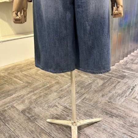 빈티지 워싱 데님 반바지