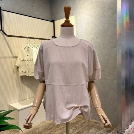 라운드 나그랑 블라우스