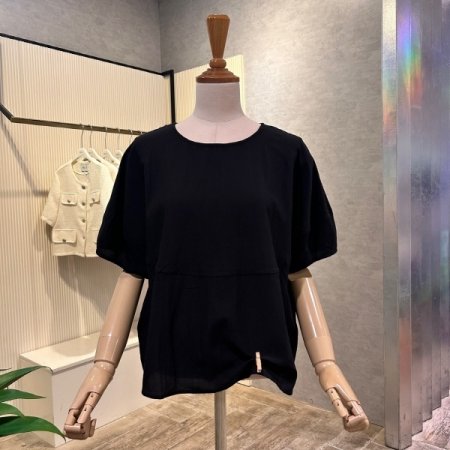 라운드 나그랑 블라우스