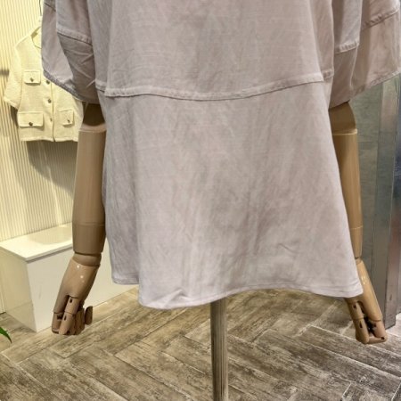 라운드 나그랑 블라우스