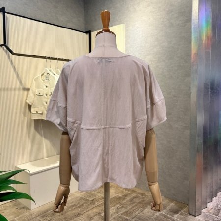 라운드 나그랑 블라우스