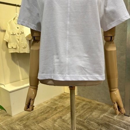 크롭 심플 티셔츠