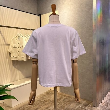 크롭 심플 티셔츠