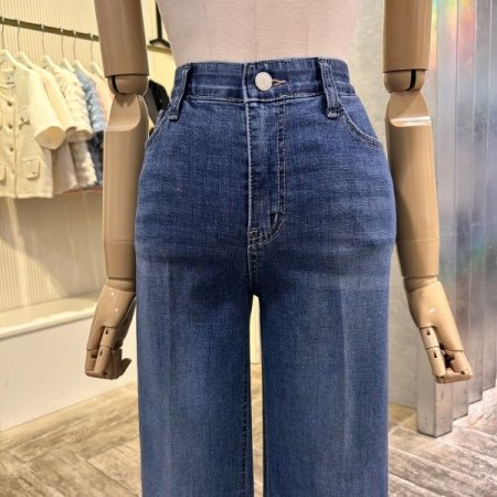 속밴딩 워싱 부츠컷 데님 팬츠