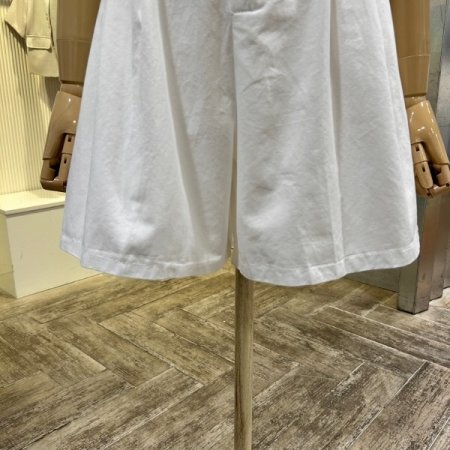 투턱 백 밴딩 면 반바지