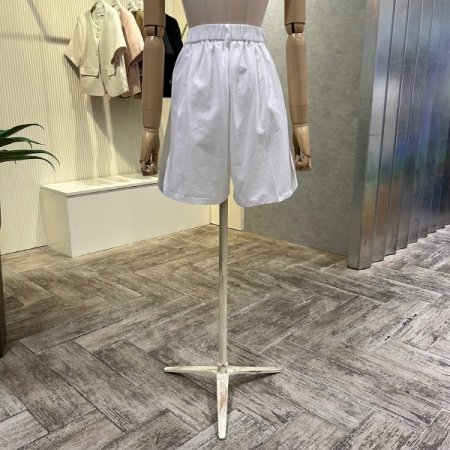 투턱 백 밴딩 면 반바지