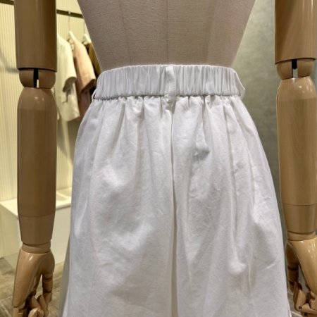 투턱 백 밴딩 면 반바지