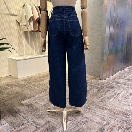 속 밴딩 포켓 데님 팬츠