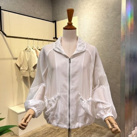 스트링 포켓 집업 점퍼