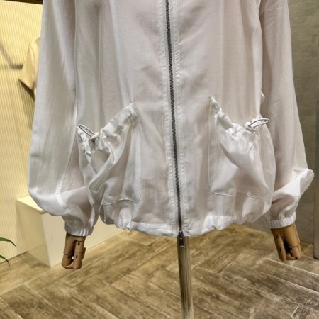 스트링 포켓 집업 점퍼