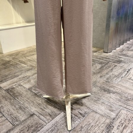 밴딩 캐주얼 와이드 팬츠