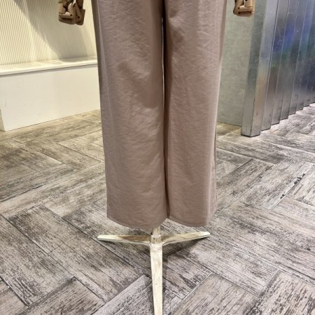 밴딩 캐주얼 와이드 팬츠