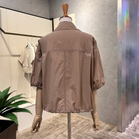 스트링 포켓 집업 점퍼