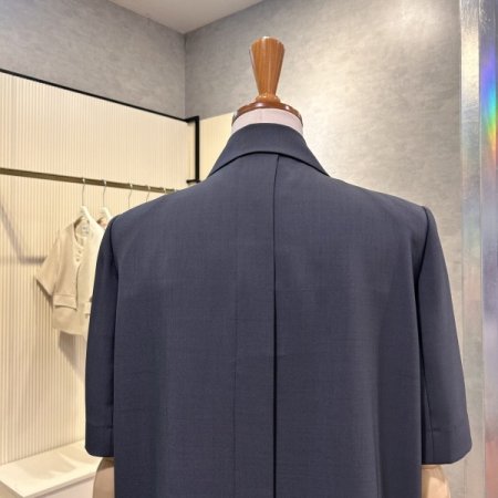 싱글 버튼 셋업 반팔 자켓